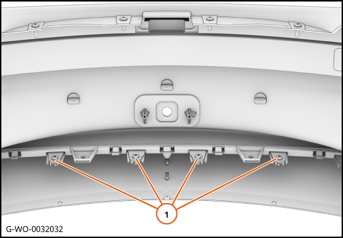 Technical illustration from the selected McLaren 750S front bumper splitter sample